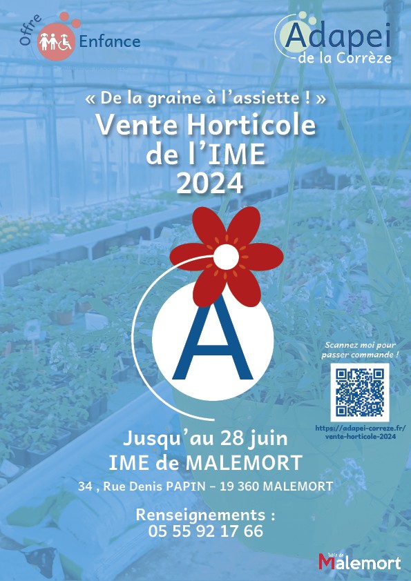 Vente horticole IME 2024