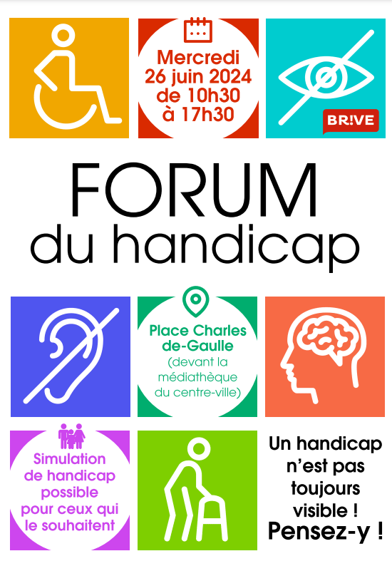 Affiche du forum du handicap