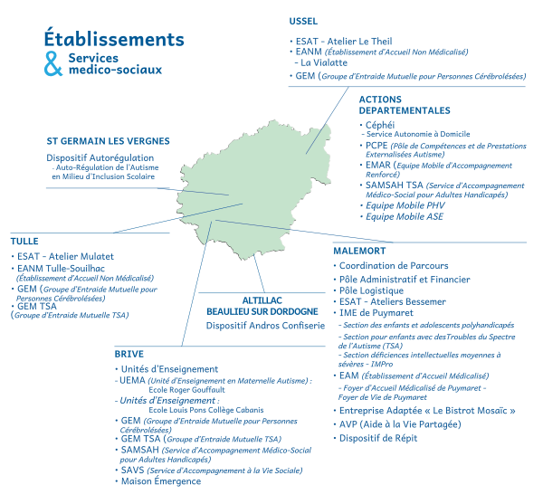 Carte-Adapei-Etablissements-et-services-2025 Carte Adapei de la Corrèze