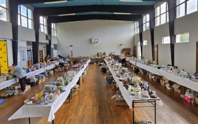 La préparation du grand vide-greniers de l’Adapei est en cours !