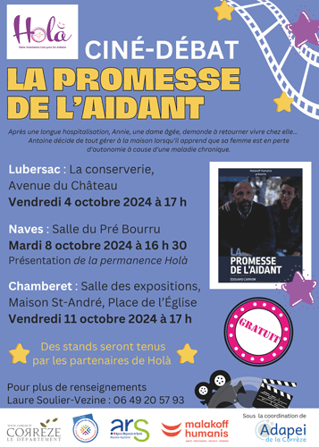 Affiche-Ciné-débat La promesse de l'aidant