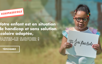 #JaiPasEcole L’éducation est un droit, rendons le effectif !
