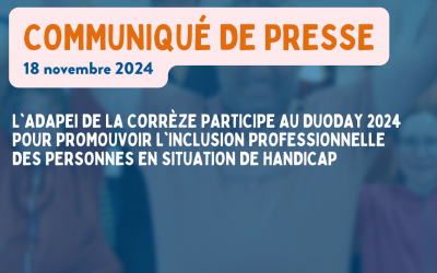 L’Adapei de la Corrèze participe au Duoday 2024 !