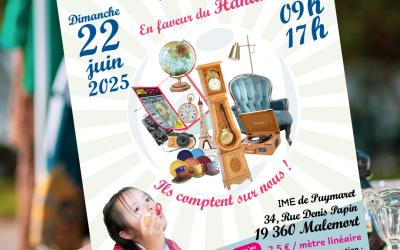 Le vide greniers annuel de l’Adapei !