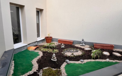 Création d’un Jardin Zen avec de la Récup’ !
